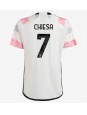 Juventus Federico Chiesa #7 Vieraspaita 2023-24 Lyhythihainen